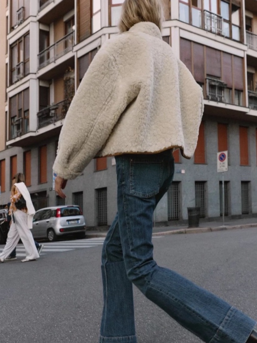 Womens Suede Reversible Jacket - Picture 6 of 6